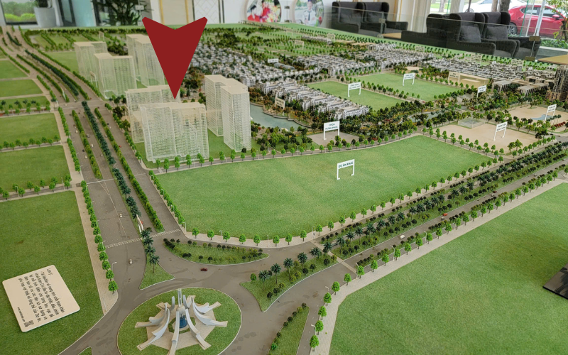 Vị trí The K Park Avenua Vinhomes Star City