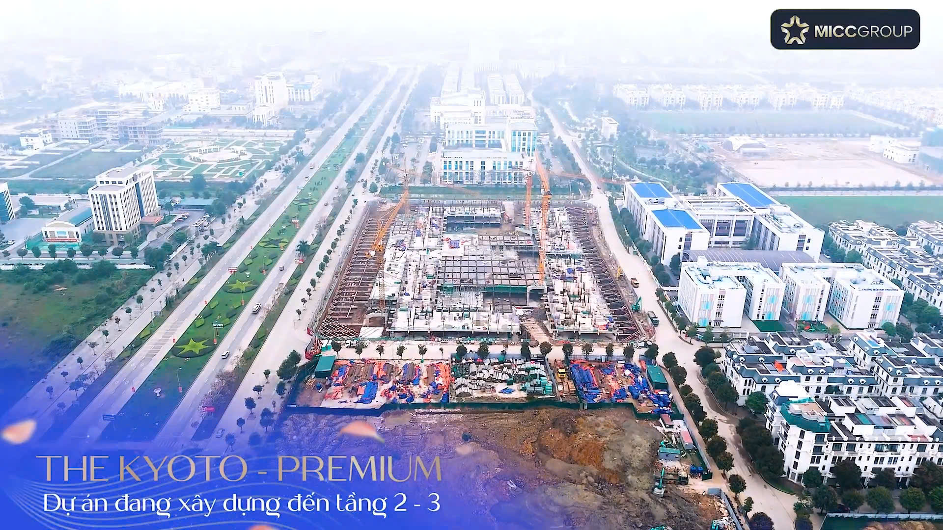Tiến độ xây dựng tháng 03/2025 tại phân khu The Kyoto - Vinhomes Star City Thanh Hóa