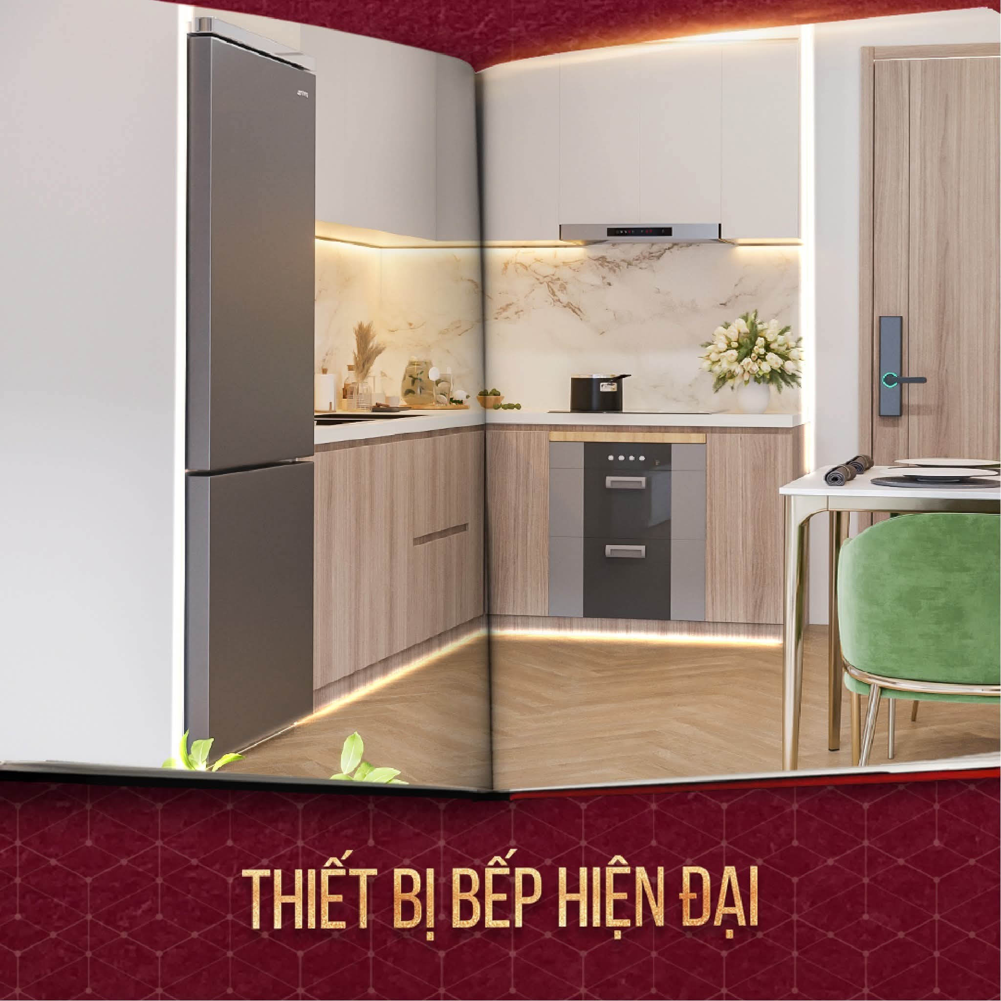 Bàn giao hệ thống Bếp đầy đủ