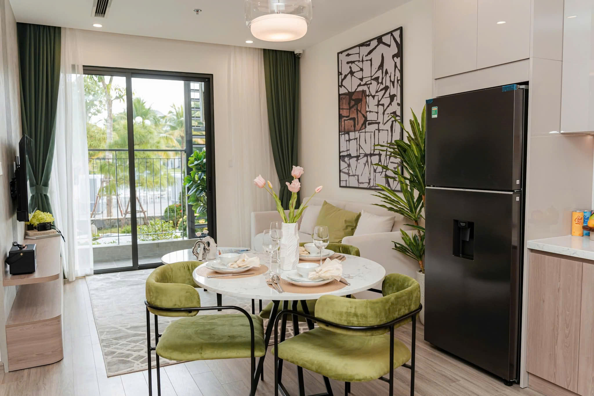 Thiết kế căn hộ 1PN+ thực tế tại The Kyoto Vinhomes Star City