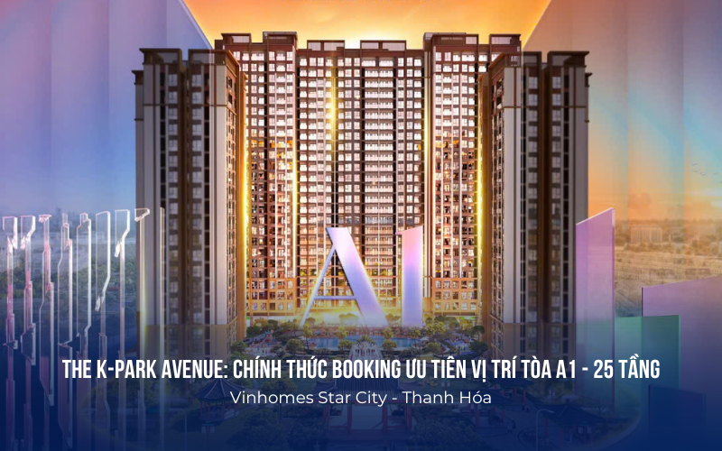 Tổ hợp căn hộ The K-Park Avenue phong cách Hàn Quốc tại Vinhomes Star City