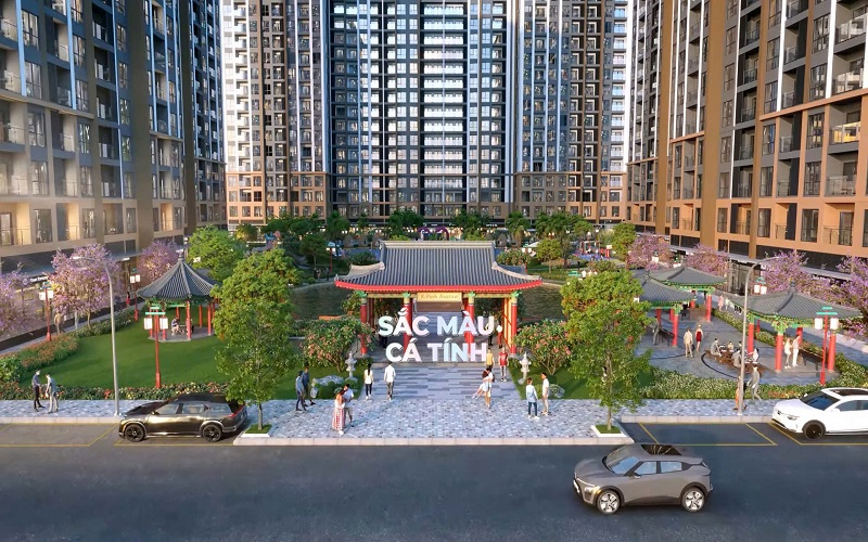 toàn cảnh tiện ích tại phân khu căn hộ K Park Avenue Vinhomes Thanh hóa