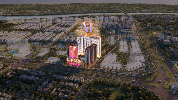 Toàn cảnh tòa A1 K-Park Avenue Vinhomes Star City Thanh Hóa