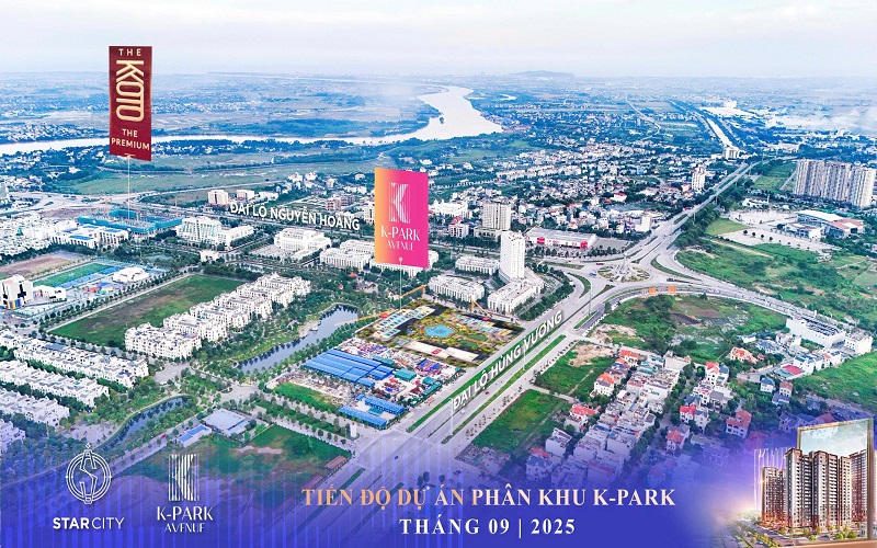 Tiến độ xây dựng dự án căn hộ The K-Park Avenue Vinhomes Thanh Hóa