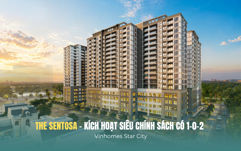 Chính sách bán hàng mới nhất tại The Sentosa, Vinhomes Thanh Hóa