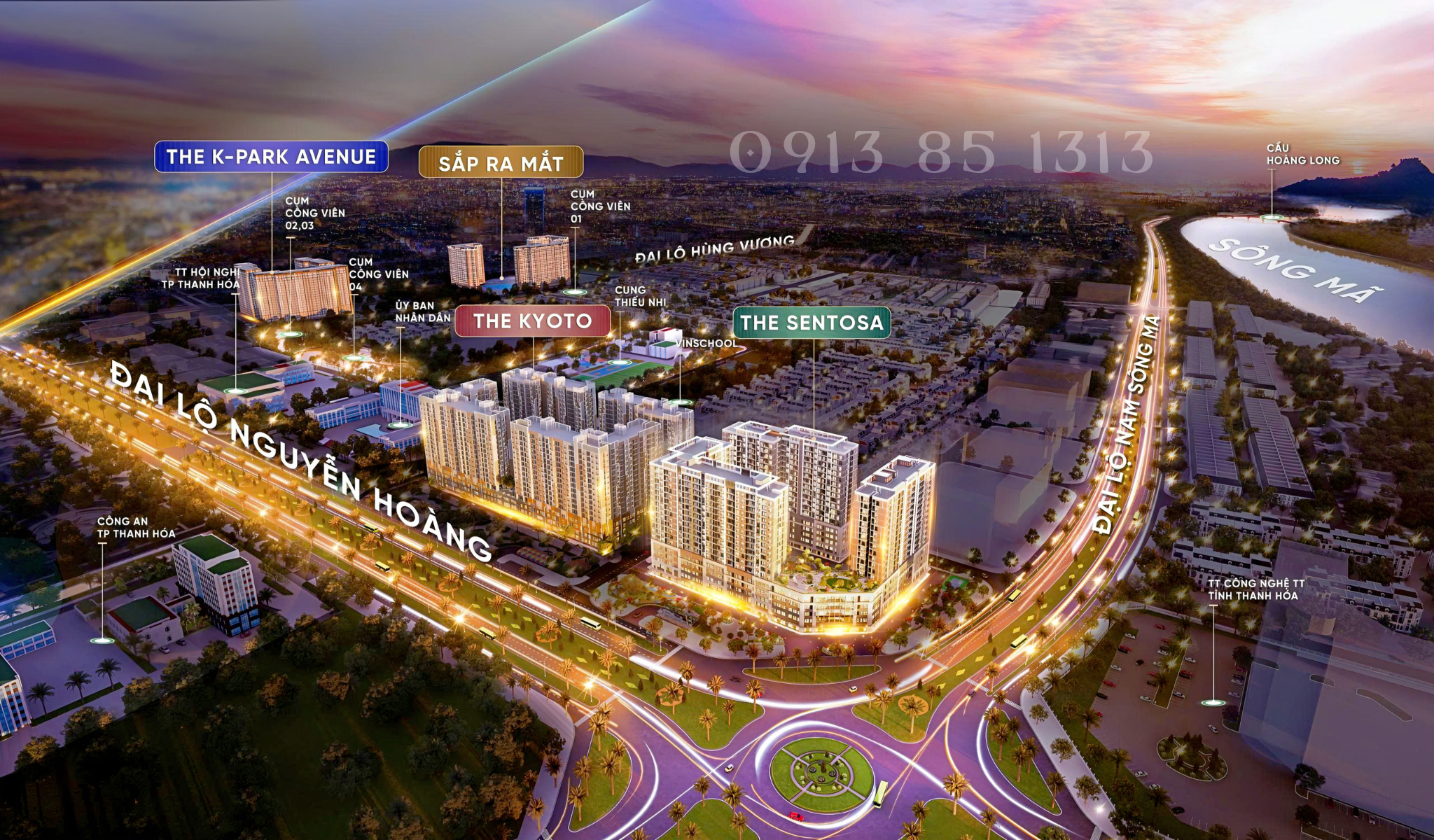 tổ hợp 04 phân khu căn hộ cao cấp tại Vinhomes Star City Thanh Hóa