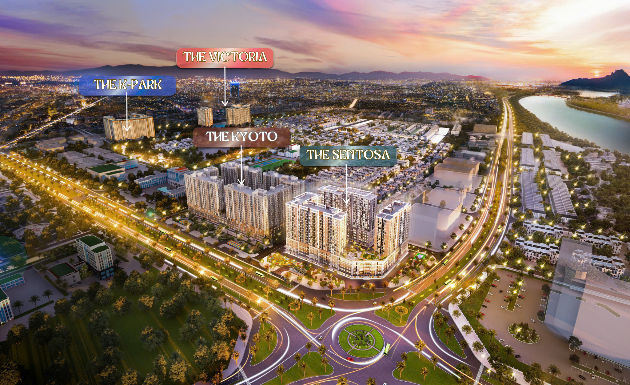 tổ hợp 04 phân khu căn hộ cao cấp tại Vinhomes Star City Thanh Hóa
