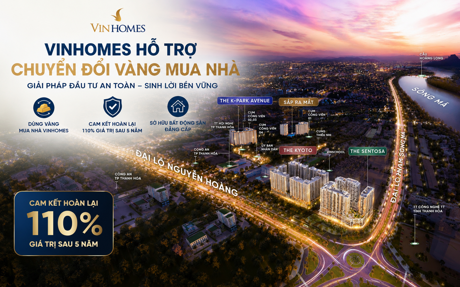 Vinhomes dùng vàng mua nhà. Chính sách hấp dẫn năm 2026