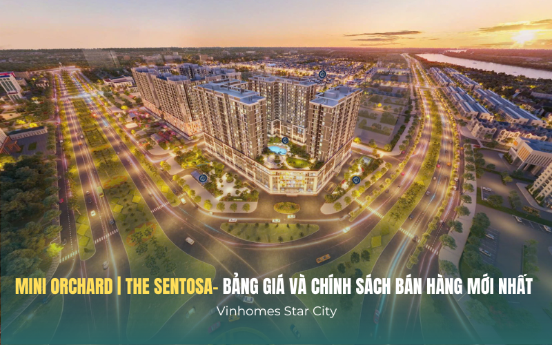 Phối cảnh phân khu căn hộ The Sentosa - Vinhomes Star City Thanh Hoá