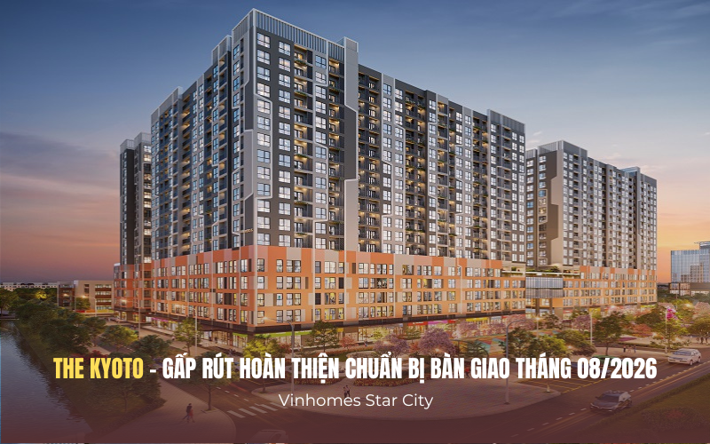 Tiến độ mới nhất chuẩn bị bàn giao tại The Kyoto - Vinhomes Thanh Hóa