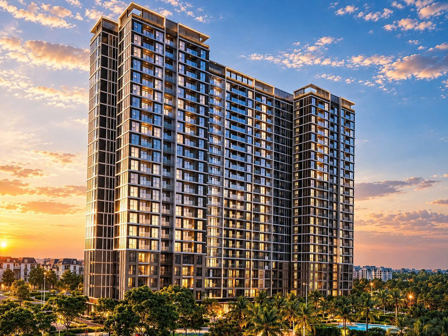 Phối cảnh Tòa V1 - The Victoria - Vinhomes Thanh Hóa