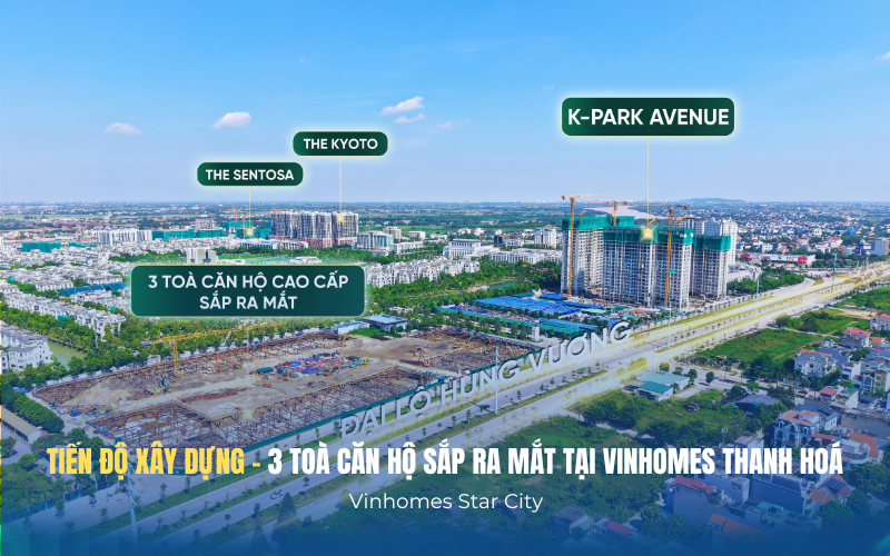 Ảnh flycam công trường The Victoria